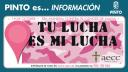 Noticias: Pinto se suma al día contra el cáncer de mama