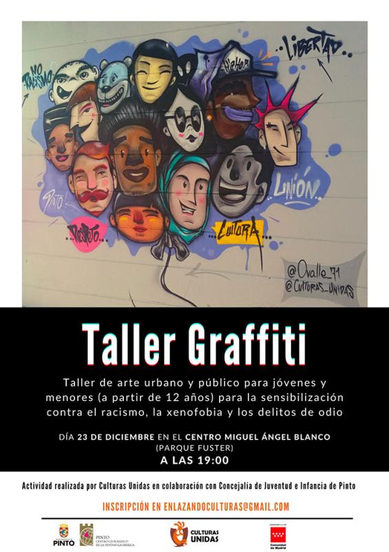 Noticias:: Taller de Grafiti el 23 de diciembre en el Centro Miguel Ángel Blanco