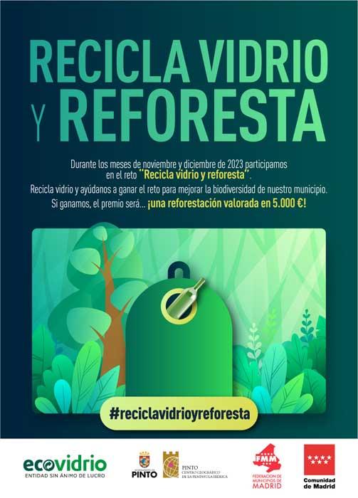 Noticias:: El Ayuntamiento de Pinto y Ecovidrio presentan la campaña Recicla vidrio y reforesta