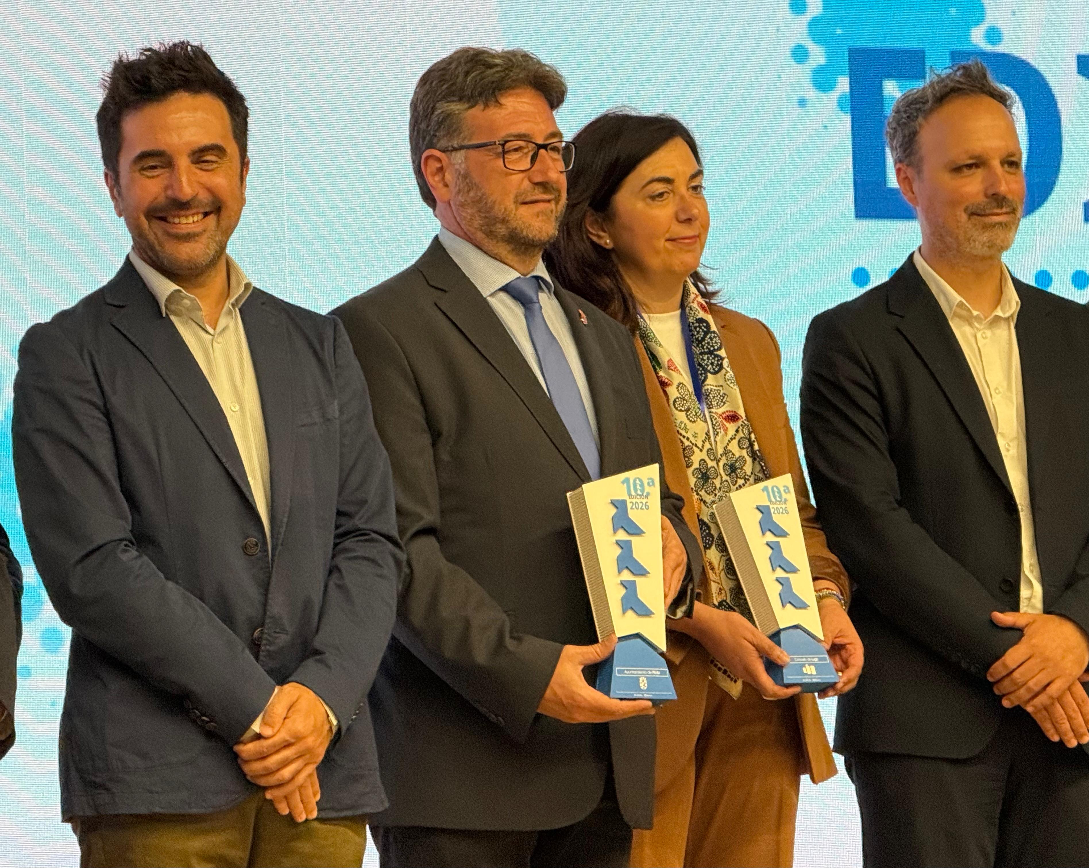 Pinto recibe por tercer año consecutivo tres Pajaritas Azules por su compromiso con el reciclaje de papel y cartón