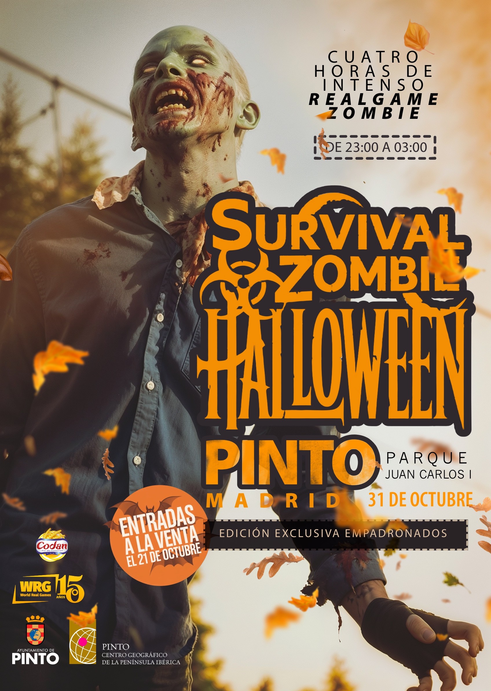 Arranca la programación de Halloween 2025 con el Pasacalles y el Survival Zombie como grandes atractivos