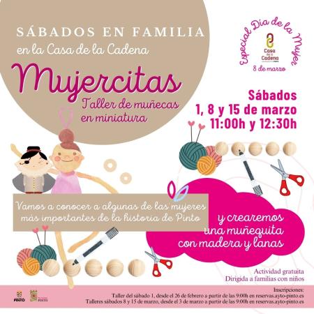 SÁBADOS EN FAMILIA. TALLER DE MUÑECAS EN MINIATURA