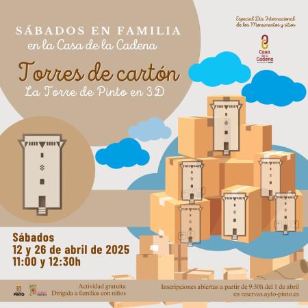 Sábados en familia: Torres de cartón