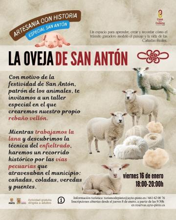 ARTESANÍA CON HISTORIA: LA OVEJA DE SAN ANTÓN