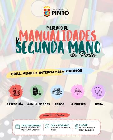 Imagen Pinto impulsa el talento joven con el I Mercado de Manualidades y...