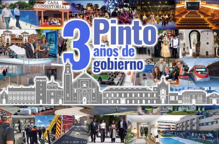 Imagen El Ayuntamiento de Pinto hace balance de 3 años de Gobierno con 200...