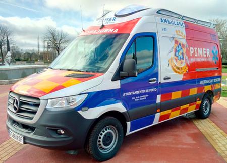 Imagen Nueva ambulancia para el servicio PIMER-Protección Civil