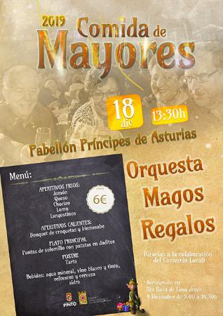 Imagen Últimas plazas para la Comida de mayores del 18 de diciembre